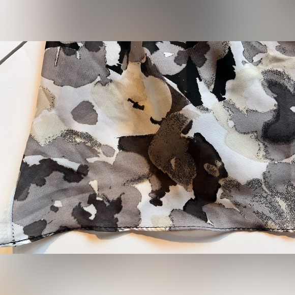 INC International Concepts Floral Halter Dress in Black and White Women’s Sz 10 - Picture 4 of 14